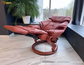 Кресло Зеростресс (Реклайнер, Натуральная кожа)