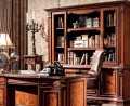 Шкаф Книжный Монтана (Прямой, массив дерева) для квартиры